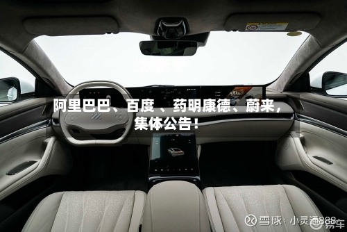 阿里巴巴、百度 	、药明康德、蔚来	，集体公告！-第2张图片