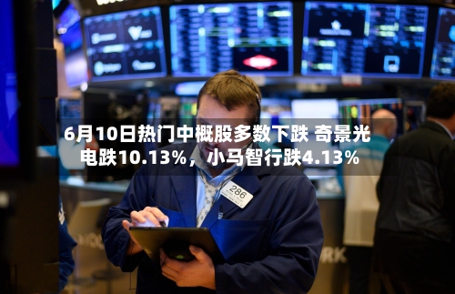 6月10日热门中概股多数下跌 奇景光电跌10.13%，小马智行跌4.13%-第2张图片
