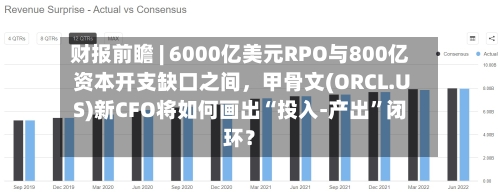 财报前瞻 | 6000亿美元RPO与800亿资本开支缺口之间，甲骨文(ORCL.US)新CFO将如何画出“投入-产出”闭环？