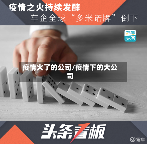 疫情火了的公司/疫情下的大公司