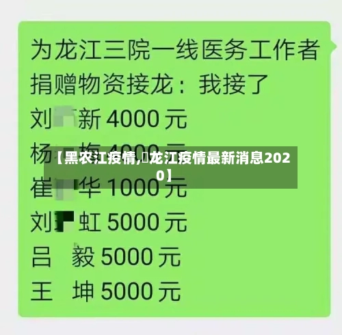 【黑农江疫情,黒龙江疫情最新消息2020】
