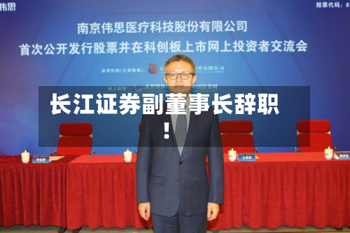 长江证券副董事长辞职!-第2张图片