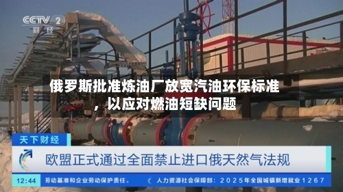 俄罗斯批准炼油厂放宽汽油环保标准，以应对燃油短缺问题-第3张图片