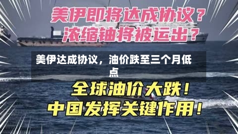 美伊达成协议	，油价跌至三个月低点-第2张图片
