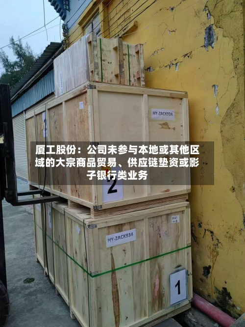 厦工股份：公司未参与本地或其他区域的大宗商品贸易	、供应链垫资或影子银行类业务-第3张图片