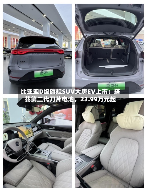 比亚迪D级旗舰SUV大唐EV上市：搭载第二代刀片电池，23.99万元起-第2张图片