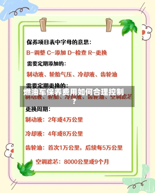 燃油车保养费用如何合理控制？-第2张图片