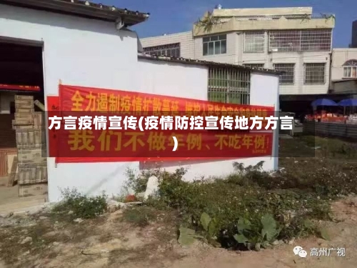方言疫情宣传(疫情防控宣传地方方言)-第3张图片