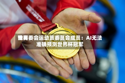 世界
残奥委会运动员委员会成员:AI无法准确预测世界杯冠军-第3张图片