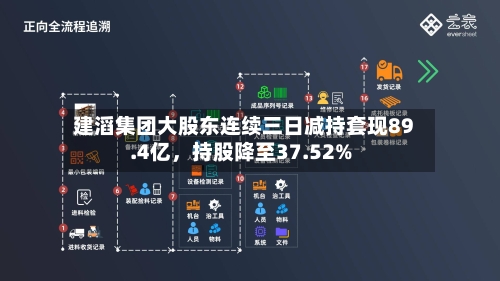 建滔集团大股东连续三日减持套现89.4亿，持股降至37.52%