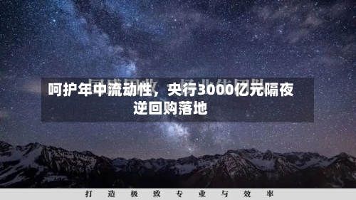 呵护年中流动性，央行3000亿元隔夜逆回购落地-第3张图片