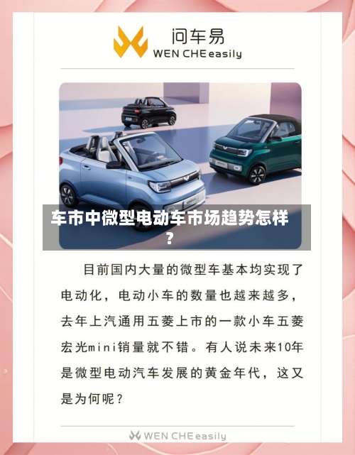 车市中微型电动车市场趋势怎样?-第3张图片