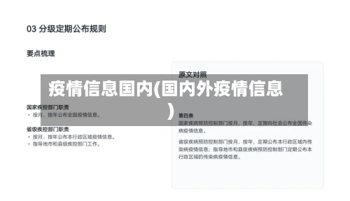 疫情信息国内(国内外疫情信息)-第2张图片