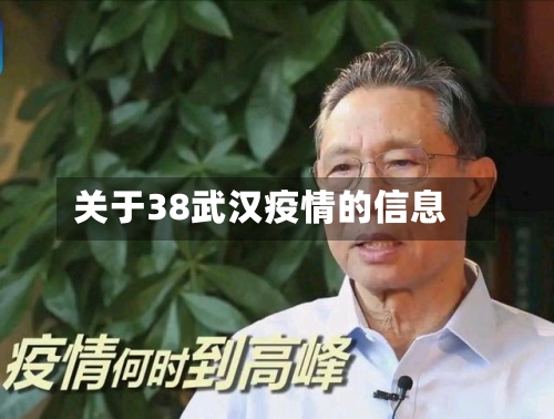 关于38武汉疫情的信息