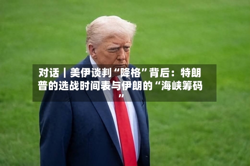 对话｜美伊谈判“降格”背后：特朗普的选战时间表与伊朗的“海峡筹码”-第3张图片