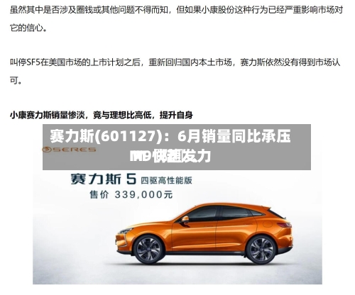 赛力斯(601127)：6月销量同比承压 M〖陆〗	、M9快速发力-第2张图片