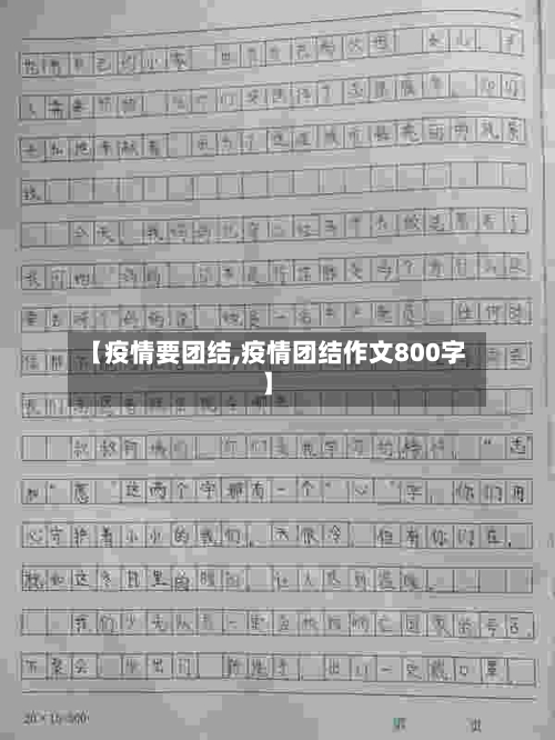 【疫情要团结,疫情团结作文800字】-第2张图片