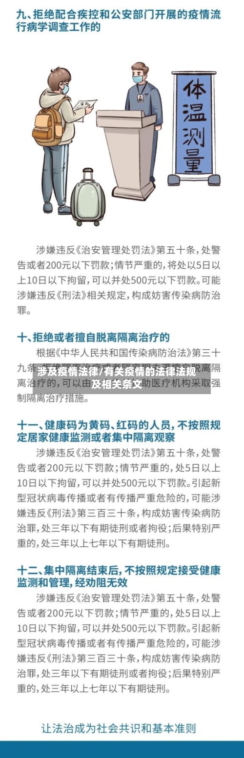 涉及疫情法律/有关疫情的法律法规及相关条文-第2张图片