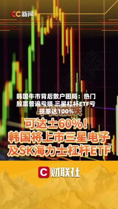 韩国牛市背后散户困局：热门股票普遍亏损 三星杠杆ETF亏损率达100%-第3张图片