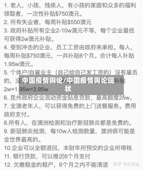 中国疫情舆论/中国疫情舆论现状