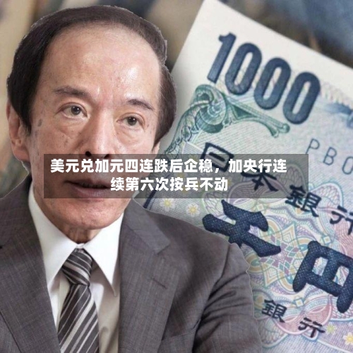 美元兑加元四连跌后企稳，加央行连续第六次按兵不动-第2张图片