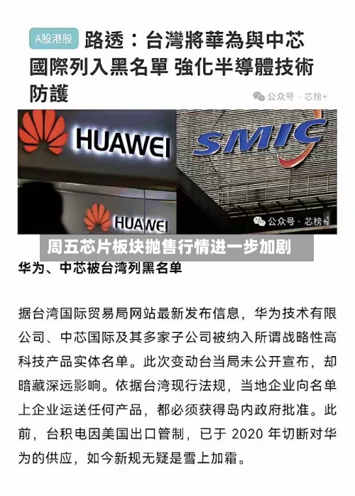周五芯片板块抛售行情进一步加剧-第2张图片