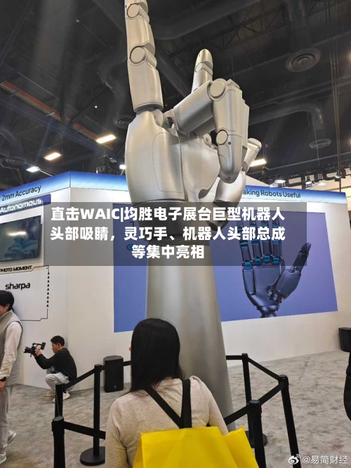 直击WAIC|均胜电子展台巨型机器人头部吸睛，灵巧手、机器人头部总成等集中亮相-第3张图片