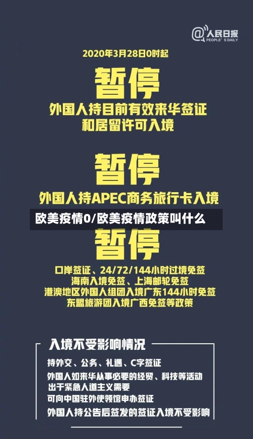 欧美疫情0/欧美疫情政策叫什么
