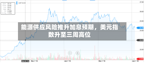 能源供应风险推升加息预期，美元指数升至三周高位