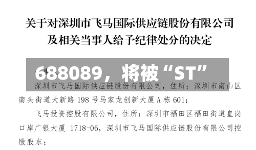 688089	，将被“ST”-第3张图片
