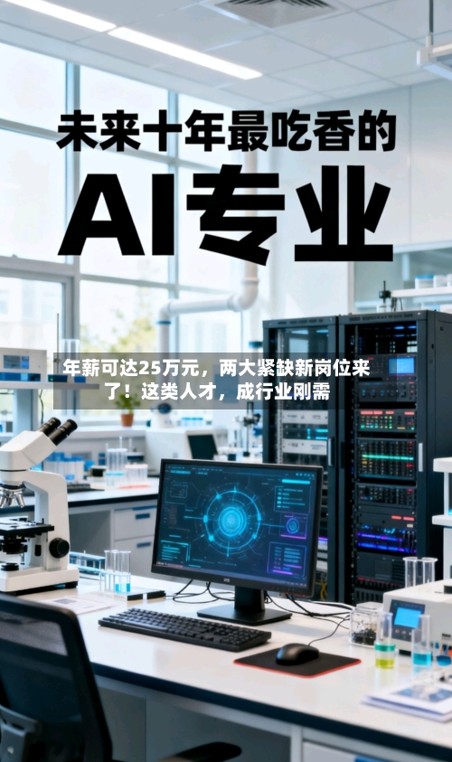 年薪可达25万元，两大紧缺新岗位来了！这类人才	，成行业刚需-第3张图片