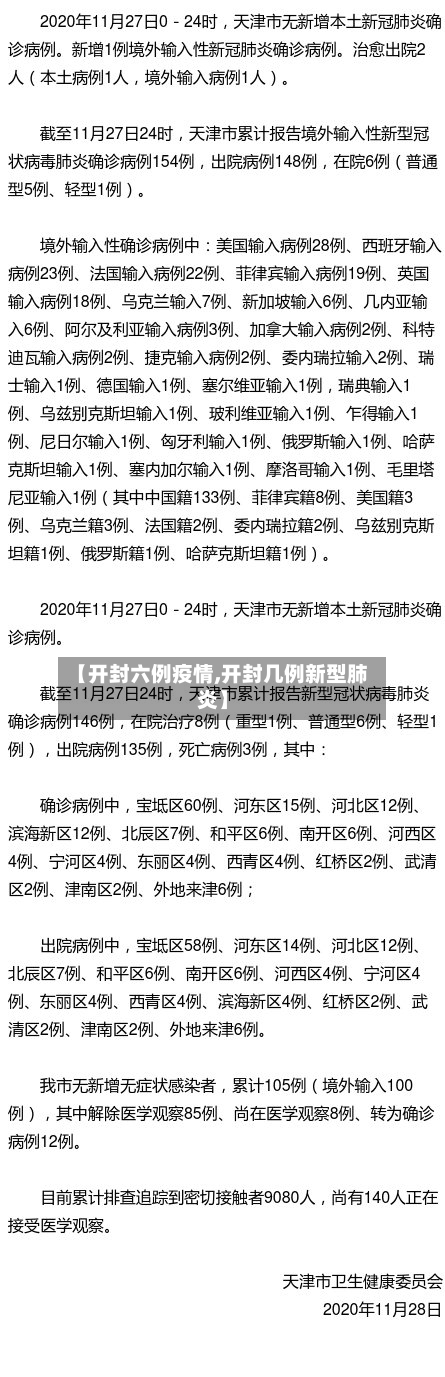 【开封六例疫情,开封几例新型肺炎】-第2张图片