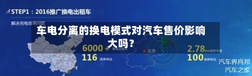 车电分离的换电模式对汽车售价影响大吗?-第3张图片