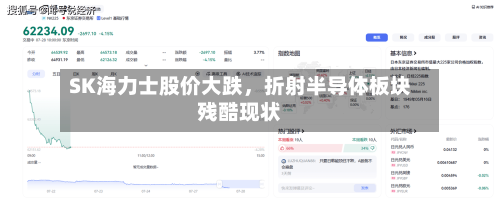 SK海力士股价大跌，折射半导体板块残酷现状-第3张图片