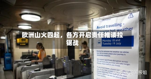 欧洲山火四起，各方开启责任推诿拉锯战-第3张图片