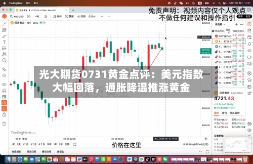 光大期货0731黄金点评：美元指数大幅回落，通胀降温推涨黄金-第3张图片