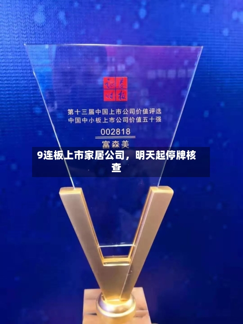 9连板上市家居公司，明天起停牌核查-第3张图片