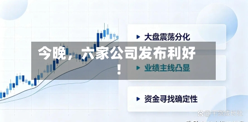 今晚，六家公司发布利好！