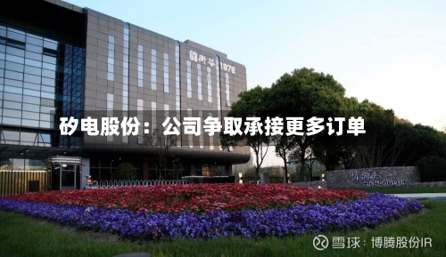 矽电股份:公司争取承接更多订单-第3张图片