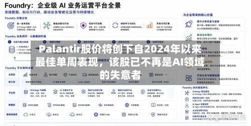 Palantir股价将创下自2024年以来最佳单周表现，该股已不再是AI领域的失意者