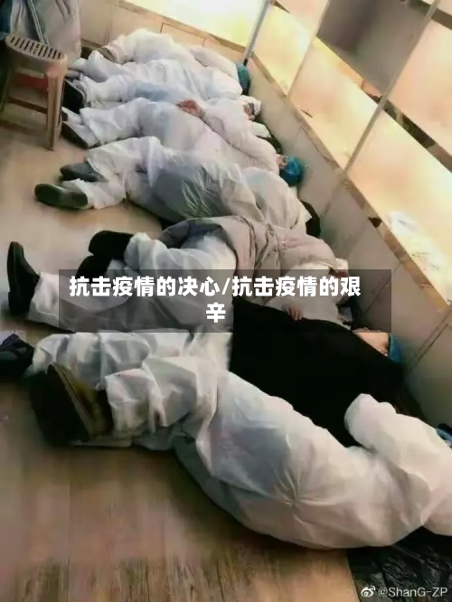 抗击疫情的决心/抗击疫情的艰辛