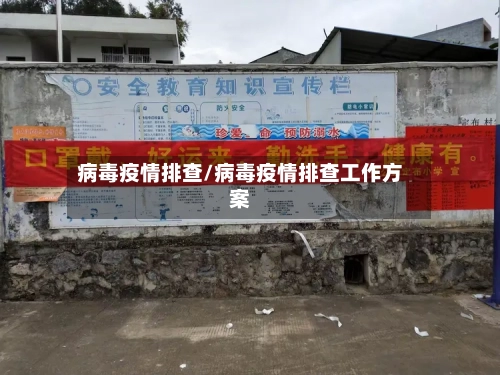 病毒疫情排查/病毒疫情排查工作方案-第2张图片