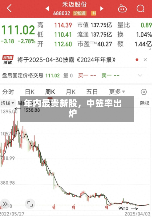 年内最贵新股	，中签率出炉-第2张图片