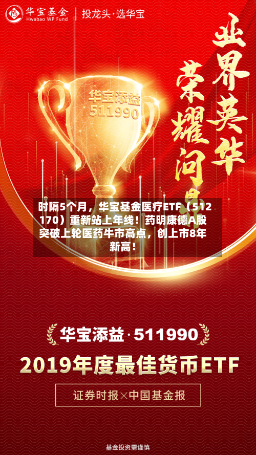 时隔5个月，华宝基金医疗ETF（512170）重新站上年线！药明康德A股突破上轮医药牛市高点，创上市8年新高！