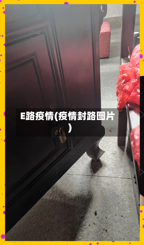E路疫情(疫情封路图片)