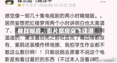 被群嘲后	，影片票房突飞猛进-第3张图片
