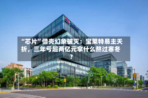 “芯片	”借壳幻象破灭：宝莱特易主夭折，三年亏超两亿元拿什么熬过寒冬？-第2张图片