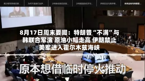 8月17日周末要闻：特朗普“不满”与韩联合军演 原油小幅走高 伊朗禁止美军进入霍尔木兹海峡-第2张图片