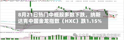 8月21日热门中概股多数下跌	，纳斯达克中国金龙指数（HXC）跌1.15%。-第3张图片