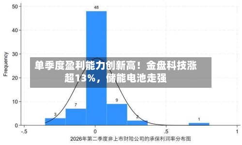 单季度盈利能力创新高！金盘科技涨超13%，储能电池走强